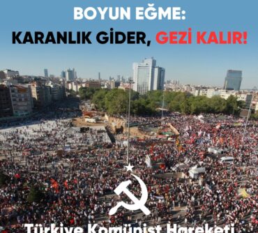 Boyun eğme: Karanlık gider, Gezi kalır!