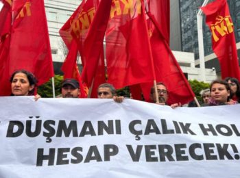 TKH’den Çalık Holding önünde eylem: Türkiye işçi sınıfı bu cinayeti asla affetmeyecek
