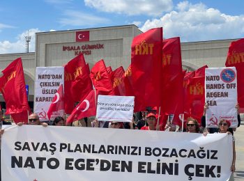 TKH’den, İpsala Sınır Kapısı’nda NATO eylemi: Halkların katillerine ne toprak ne de su!