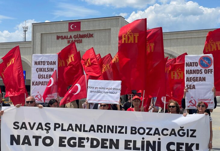 We will ruin your war plans! NATO, keep your hands off the Aegean and the Balkans! 