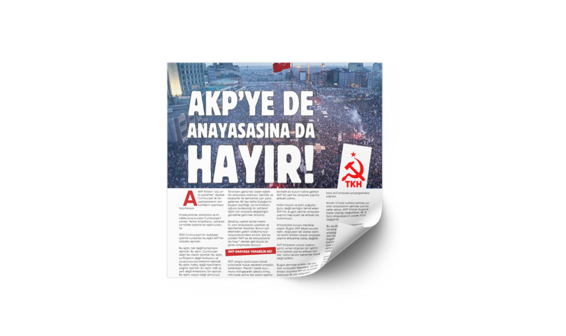 Hayır gazetesi çıktı!