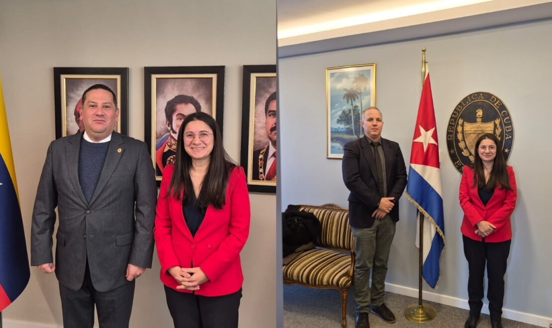 TKH heyetinden Küba ve Venezuela Büyükelçiliklerine dayanışma ziyareti