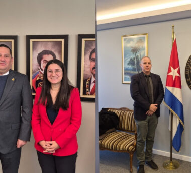 TKH heyetinden Küba ve Venezuela Büyükelçiliklerine dayanışma ziyareti