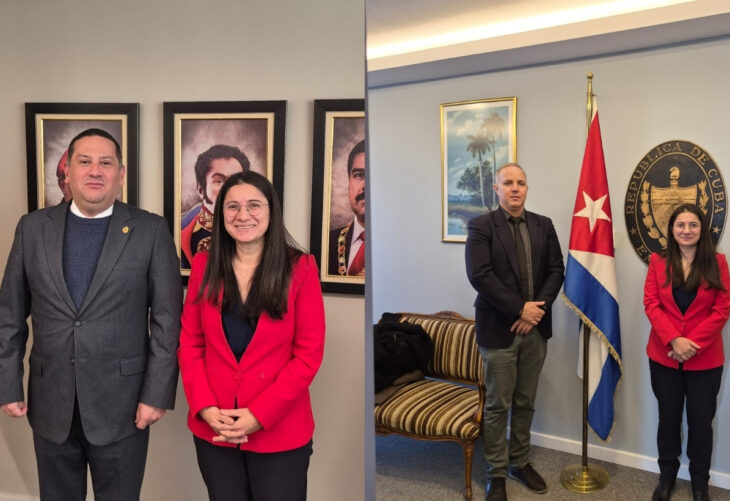 TKH heyetinden Küba ve Venezuela Büyükelçiliklerine dayanışma ziyareti