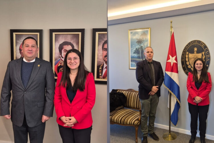 TKH heyetinden Küba ve Venezuela Büyükelçiliklerine dayanışma ziyareti