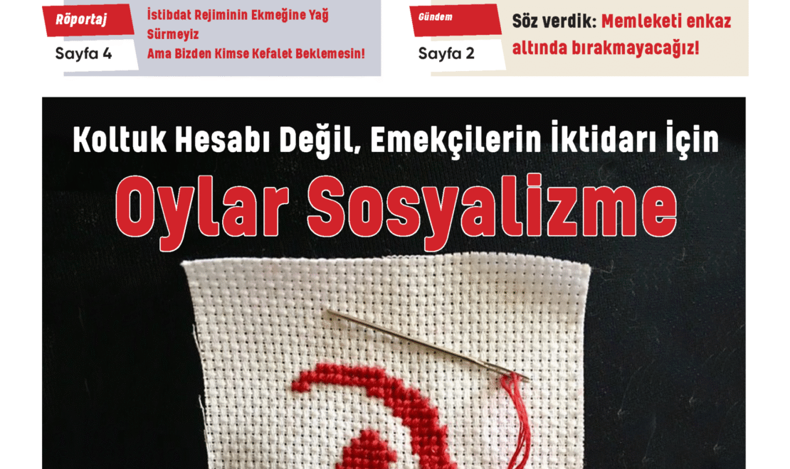 Sosyalist Cumhuriyet 271.Sayı çıktı