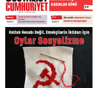 Sosyalist Cumhuriyet 271.Sayı çıktı