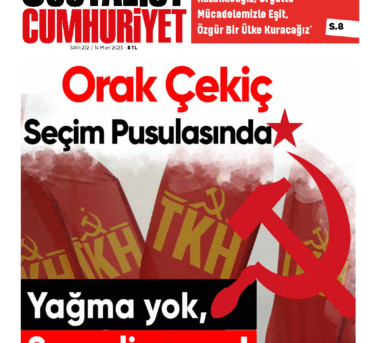 Sosyalist Cumhuriyet 272.Sayı çıktı