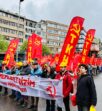 Orak-Çekiç 1 Mayıs alanında yükseldi