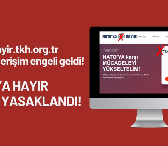 NATO’ya hayır demek yasaklandı!