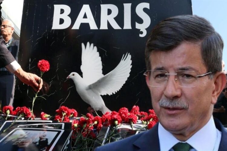 Davutoğlu barış sözcüğünü ağzına alamaz