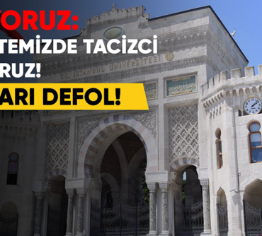Uyarıyoruz: Üniversitemizde Tacizci İstemiyoruz! Bülent Arı Defol!