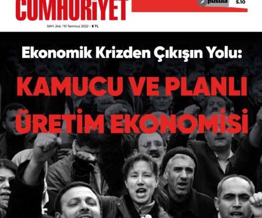 Sosyalist Cumhuriyet 246.Sayı çıktı