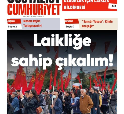 Sosyalist Cumhuriyet 253.Sayı çıktı