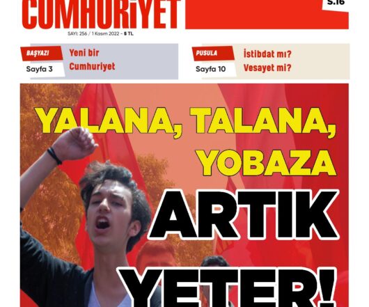 Sosyalist Cumhuriyet 256.Sayı çıktı