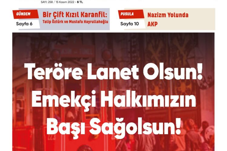 Sosyalist Cumhuriyet 258.Sayı çıktı