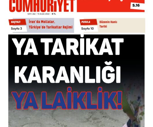 Sosyalist Cumhuriyet 262.Sayı çıktı