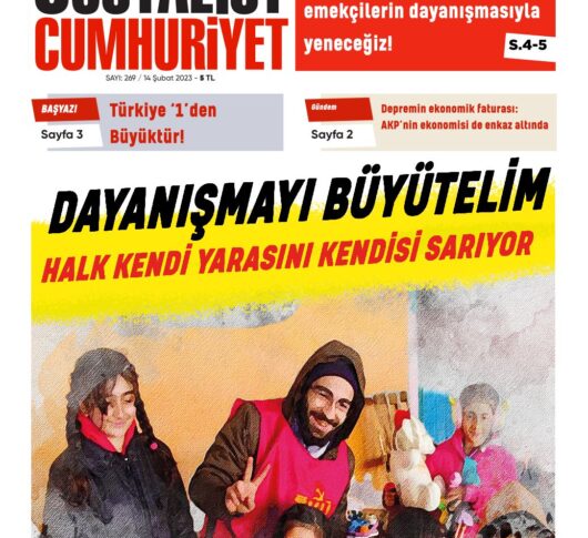 Sosyalist Cumhuriyet 269.Sayı çıktı